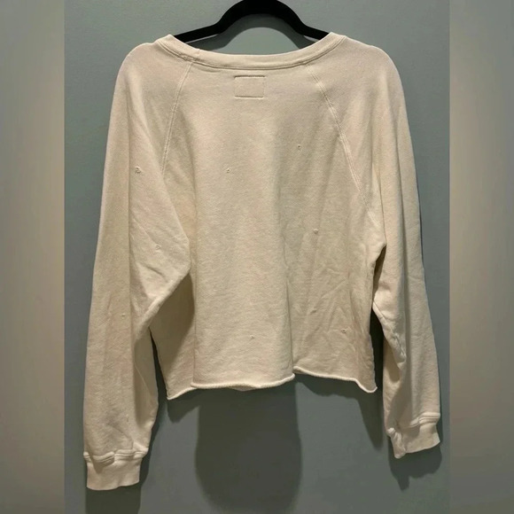 Free People/Retrobrand Maui Distressed Sweatshirt - Picture 6 of 6